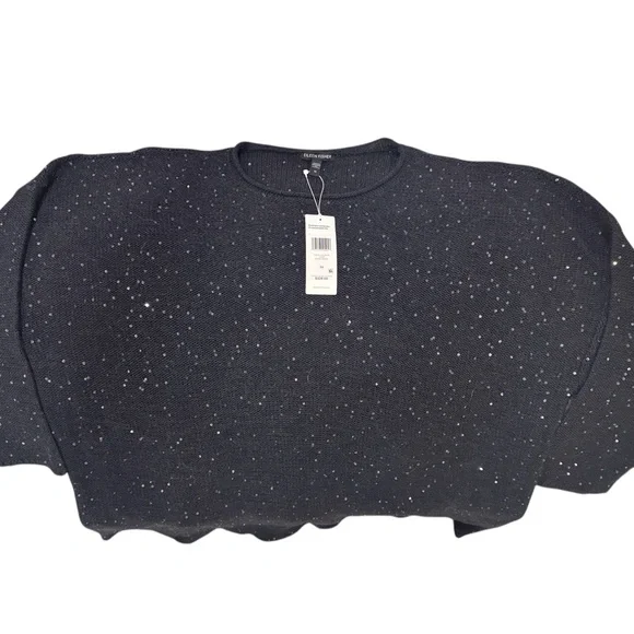 Eileen Fisher Merino Sequin Crew Neck Top size 3X, NWTs - Picture 10 of 14
